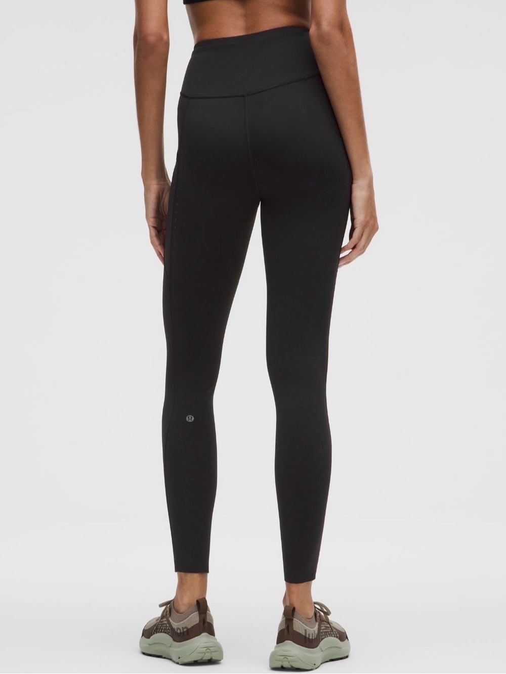 lululemon athletica Black Full-Length High-Rise Leggings size 6 good condition